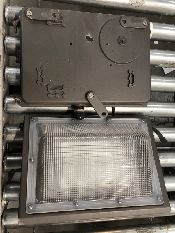 Photo 3 of **HEAVY WEAR & TEAR**150W LED Wall Pack Light with Dusk-to-Dawn Photocell, 5000K Daylight, 19200lm, JESLED Outdoor Waterproof Security Light Fixture,600-1000W HPS/HID Replacement,Industrial Residential Commercial Lighting