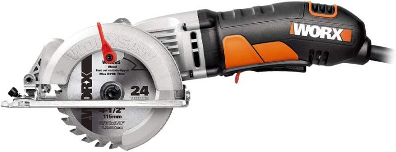 Photo 1 of Worx WX439L 4.5 Amp WORXSAW 4.5" Electric Compact Circular Saw