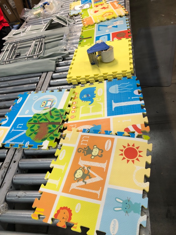 Photo 2 of Creative Baby 9 Piece Interactive Playmat i-Mat, Alphabet
