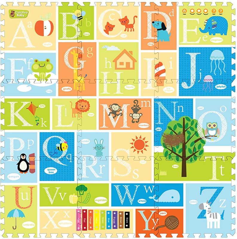 Photo 1 of Creative Baby 9 Piece Interactive Playmat i-Mat, Alphabet
