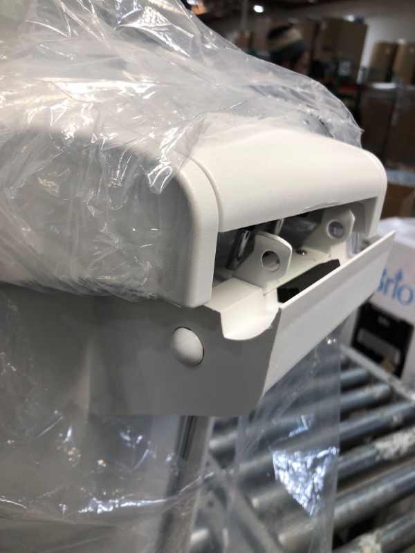 Photo 1 of simplehuman 40 Liter / 10.6 Gallon Slim Kitchen Step Trash Can with Liner Rim, 40L, White
