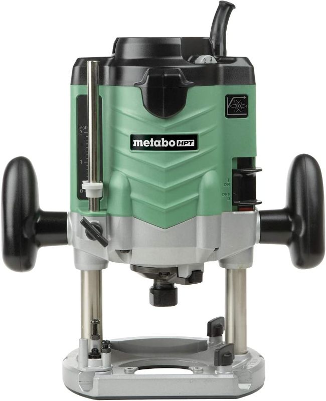 Photo 1 of Metabo HPT Plunge Router with 1/2-Inch Collet, 3-1/4 HP, Variable Speed (M12VE)
