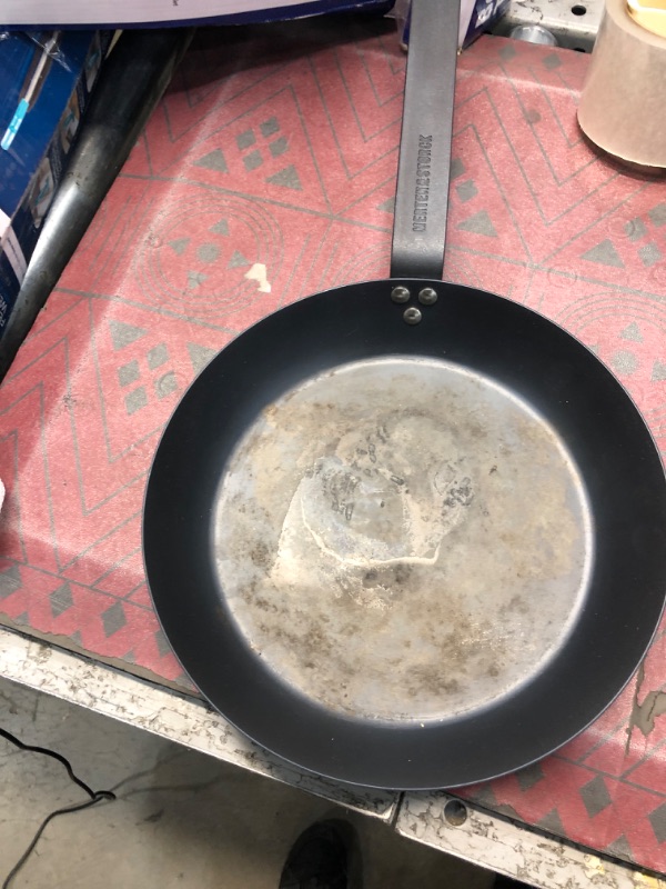 Photo 2 of *** needs to be cleaned *** Merten & Storck Pre-Seasoned Carbon Steel Induction 10" Frying Pan Skillet, Oven Safe, Black