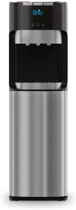 Photo 1 of **PARTS ONLY**
Brio Bottom Loading Water Cooler Water Dispenser – Essential Series - 3 Temperature Settings - Hot, Cold & Cool Water - UL/Energy Star Approved
