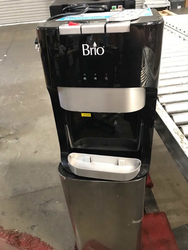 Photo 2 of **PARTS ONLY**
Brio Bottom Loading Water Cooler Water Dispenser – Essential Series - 3 Temperature Settings - Hot, Cold & Cool Water - UL/Energy Star Approved
