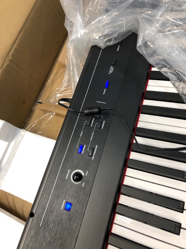 Photo 5 of Alesis Recital – 88 Key Digital Piano Keyboard with Semi Weighted Keys, 2x20W Speakers, 5 Voices, Split, Layer and Lesson Mode, FX and Piano Lessons Recital Piano Only