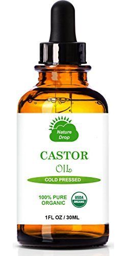 Photo 1 of 
Nature Drop's Organic Castor Oil,1 oz - 100% USDA Certified Pure Cold Pressed Hexane free - Best oil Growth For Eyelashes, Hair, Eyebrows, Face and Skin...