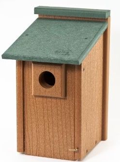 Photo 1 of 
Woodlink 12.5-in H Tan Recycled Plastic Bluebirds Nesting Box Predator Proof Bird House