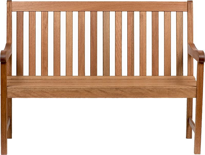 Photo 1 of 
Amazonia Milano 4-Feet Patio Bench | Eucalyptus Wood | Ideal for Outdoors and Indoors, 