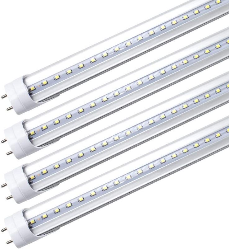 Photo 1 of 
LightingWill LED T8 Light Tube 3FT, Daylight White 5000K, Dual-End Powered Ballast Bypass, 2000Lumen 18W (40W Equivalent Fluorescent Bulb Replacement),...