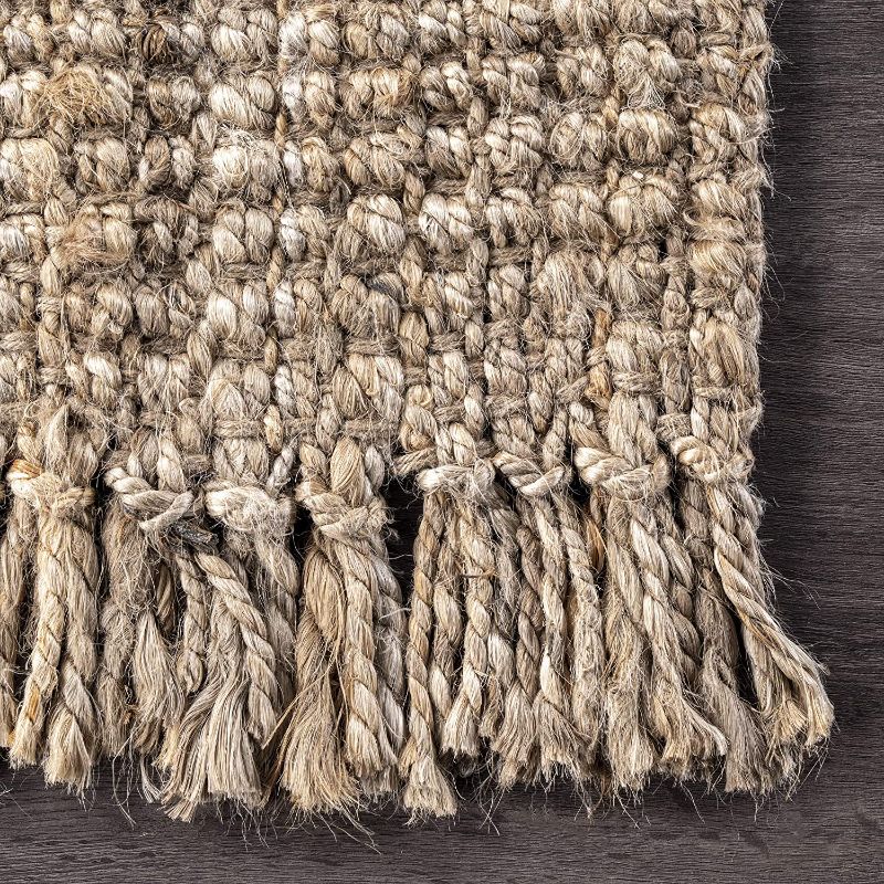 Photo 1 of 
nuLOOM Daniela Farmhouse Chunky Jute Area Rug
Size:5' x 8'
Color: Natural