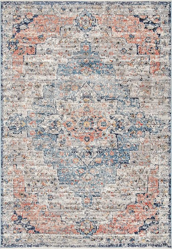 Photo 1 of 
nuLOOM Celeste Persian Vintage Area Rug, 8' Square, Multi
Color: Multi
Size:8' Square