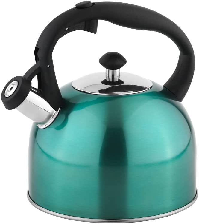 Photo 1 of 
Amazon Basics Stainless Steel Tea Kettle, 2.4-Quart, Teal
Size:2.4-Quart
