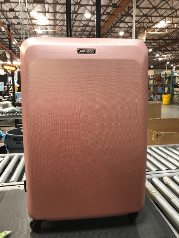 Photo 2 of 
American Tourister Moonlight Hardside Expandable Luggage with Spinner Wheels, Rose Gold, 
Size: 28"
Color: Rose Gold