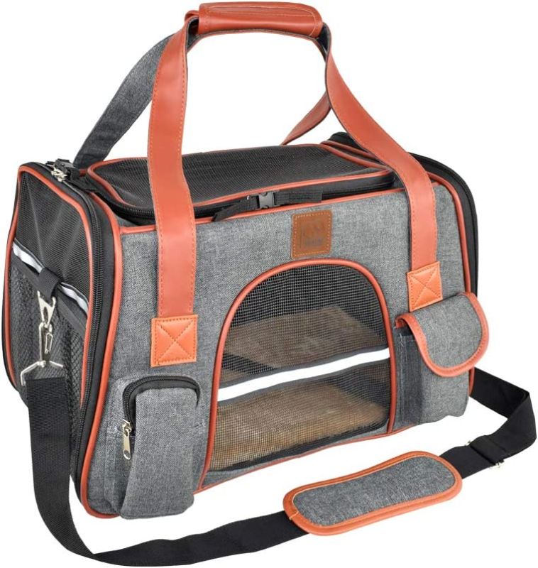 Photo 1 of 
Purrpy Pet Carrier for Cats and Small Dogs Airline Approved Soft Sided Carrier?Ventilated Pet Travel Carrier?Car Seat Safe Carrier