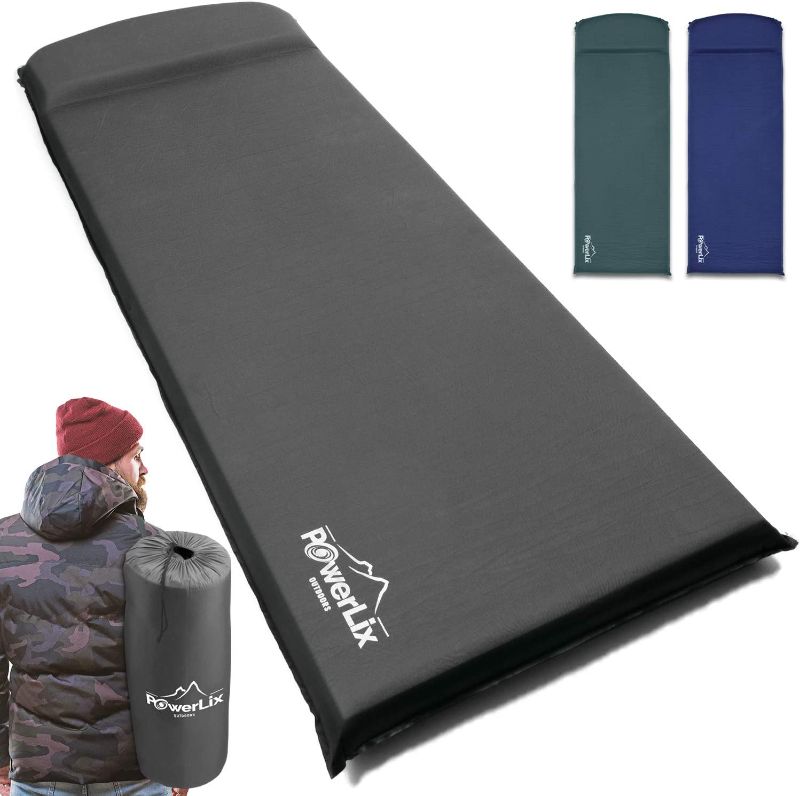 Photo 1 of 
POWERLIX Sleeping Mat Pad – Self-Inflating Foam Pad - Insulated 3inches Ultrathick Mattress for Camping Backpacking, Hiking - Ultralight Camping Mat Pad