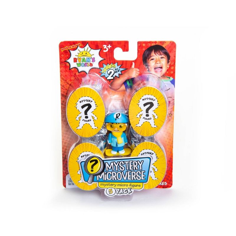 Photo 1 of 2pcks of Ryans World Mystery Microverse Series 2 Mystery Micro Figure 5-Pack
