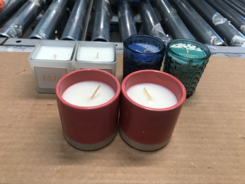 Photo 1 of 6PK-SCENTED CANDLES COLORS/STYLES VARY