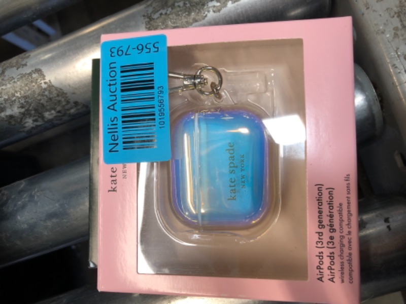 Photo 2 of Kate Spade New York Protective AirPods (3rd Gen) Case - Iridescent/Gold Foil