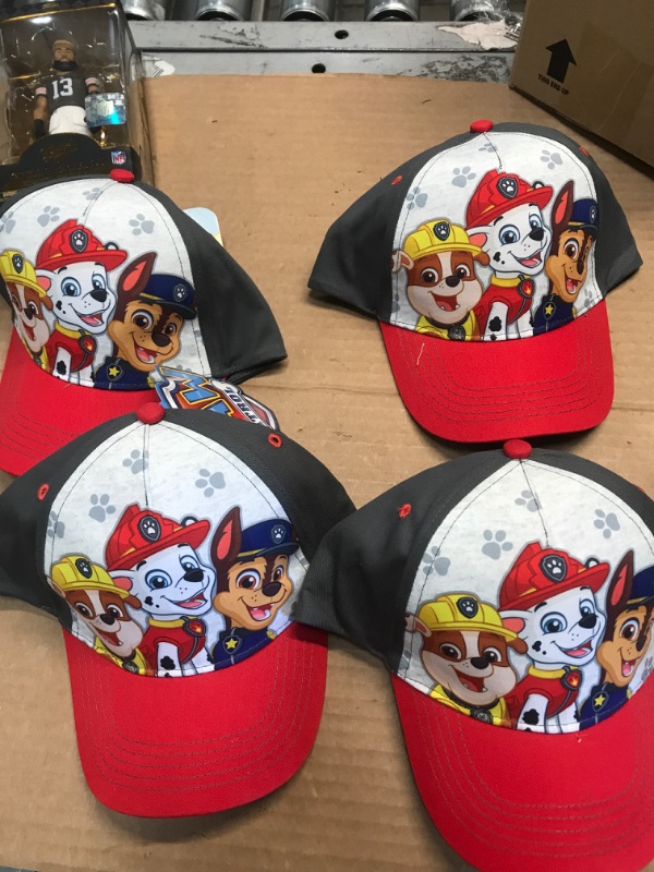 Photo 1 of 4PK PAW PATROL KIDS HATS