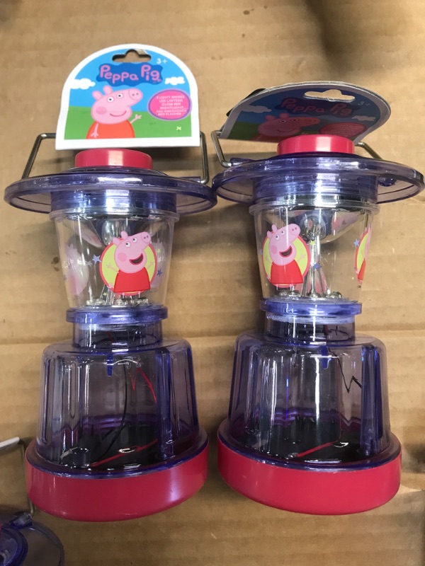 Photo 1 of 2PK-Hasbro's Peppa Pig Flashlight Lantern New with Tags Pink and Purple
