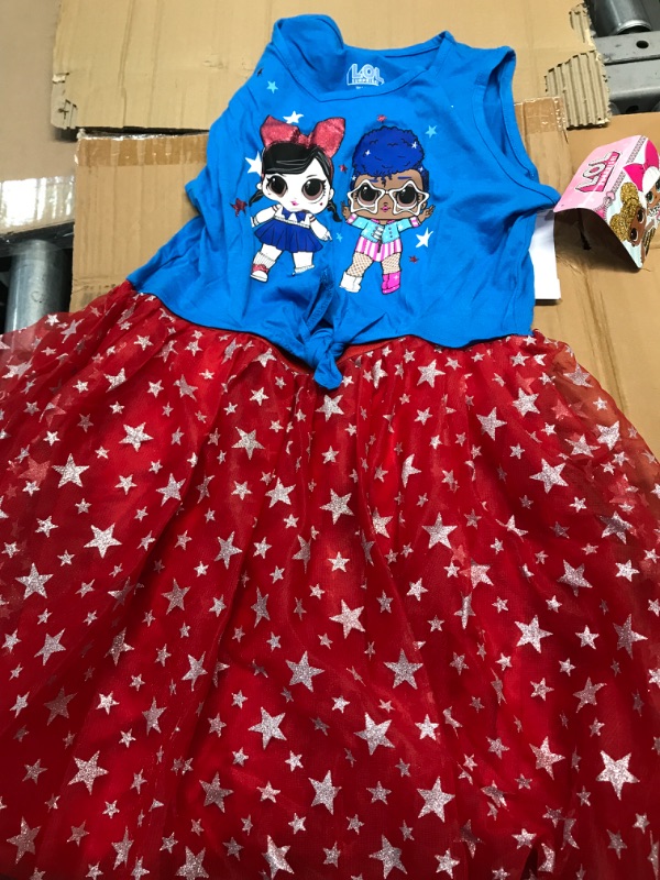 Photo 2 of **10/12**Toddler Girls' Chambray Star Smocked Tank Top Dress - Cat & Jack™