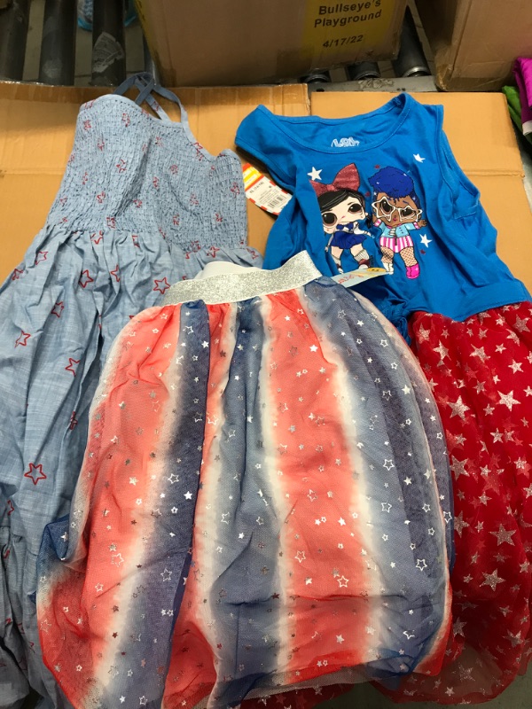 Photo 1 of **14/16**3 PIECES OF GIRLS ASSORTED CLOTHING