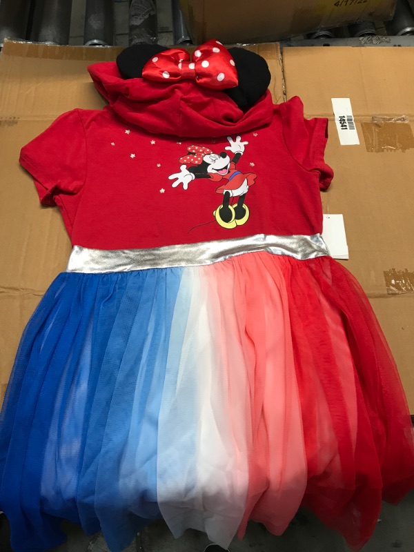 Photo 2 of **10/12**Girs' Disney Minnie Mouse Americana Tutu Dress