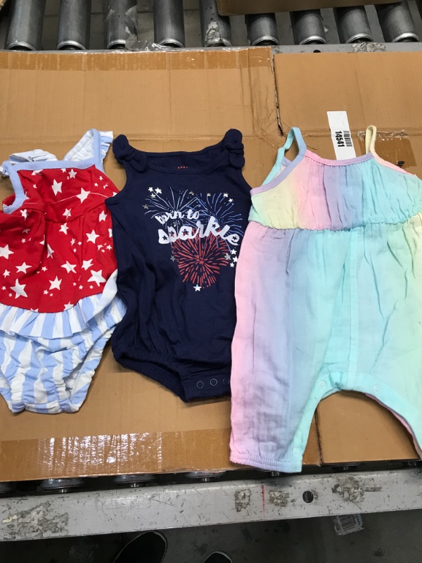 Photo 1 of **0/3 MONTHS**3 GIRLS INFANT OUTFITS