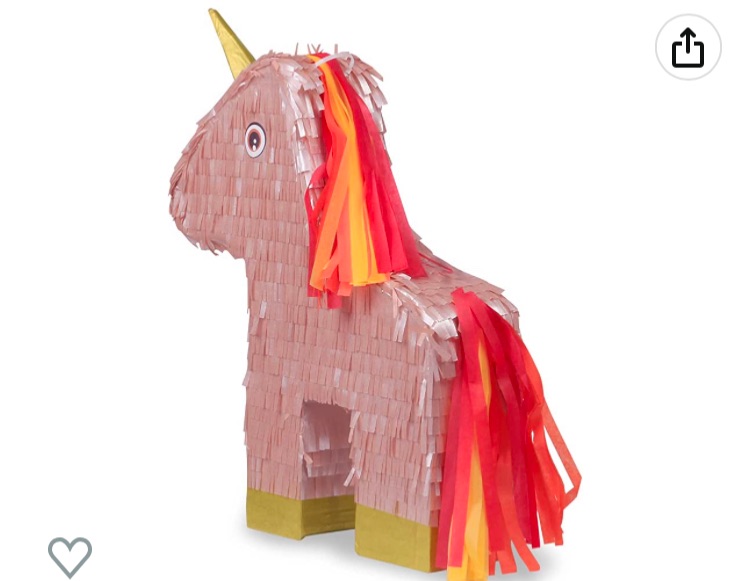 Photo 1 of EnriQ Unicorn Pinata for Kids Birthday Party Fiestas Decorations Party Favors for Birthday Anniversary Celebration Decoration Theme Party Cinco de Mayo Fiesta Supplies