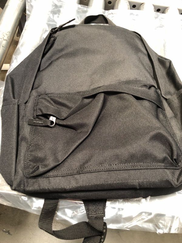 Photo 1 of Amazon Basics Classic School Backpack - Black 1-Pack Backpack Only Black