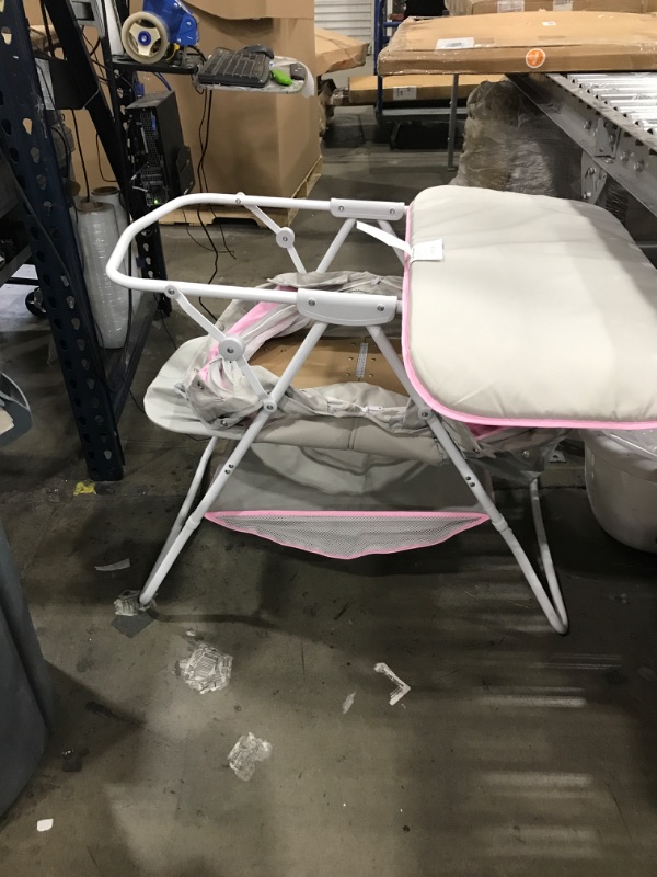 Photo 1 of Dream on Me Karley Bassinet - Grey and Pink