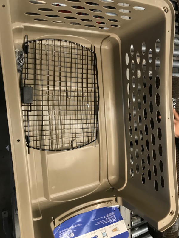 Photo 5 of 2 pack Petmate Two Door Pet Kennel for Pets up to 15 Pounds BLUE 24 INCH and Vari Dog Kennel, Various Sizes 36 INCHES Crate