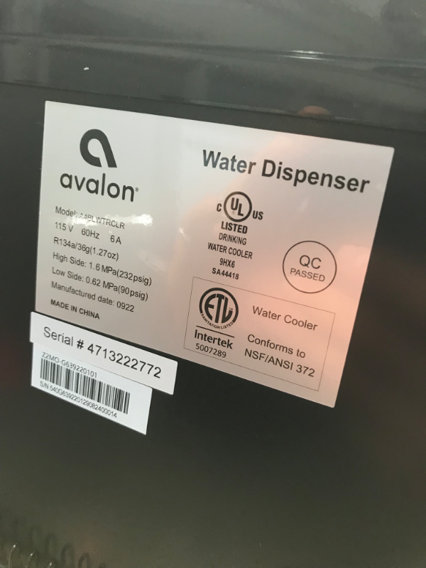 Photo 3 of Avalon Bottom Loading Water Cooler Dispenser with BioGuard- 3 Temperature Settings- UL/Energy Star Approved- Bottled
