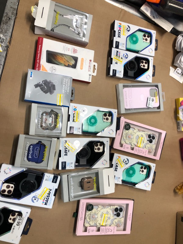 Photo 1 of BUNDLE OF 16 ASSORTED PHONE CASE AND ACCESORIES 