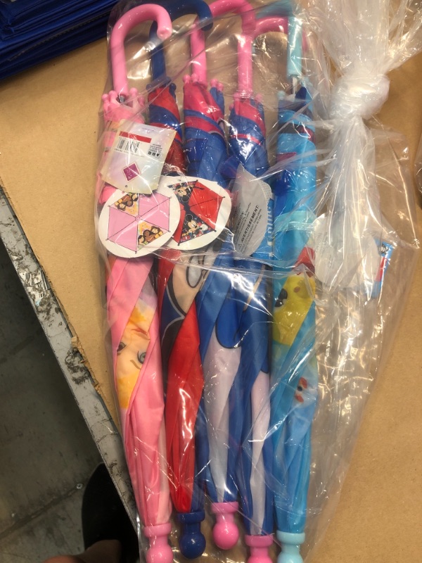 Photo 1 of BUNDLE OF 5  ASSORTED KIDS CHARACTER UMBRELLA 