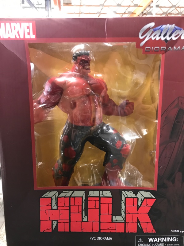 Photo 2 of DIAMOND SELECT TOYS Marvel Gallery: Red Hulk PVC Figure,Multicolor,One-Size