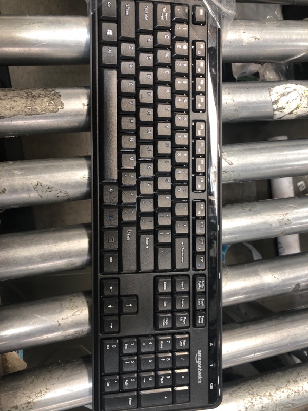 Photo 2 of Amazon Basics Wireless Keyboard-Quiet and Compact-US Layout (QWERTY)