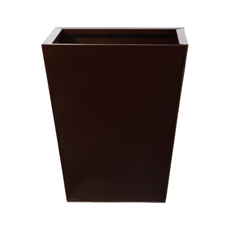 Photo 1 of 15IN. CLASSIC SQUARE METAL PLANTER BRONZE
