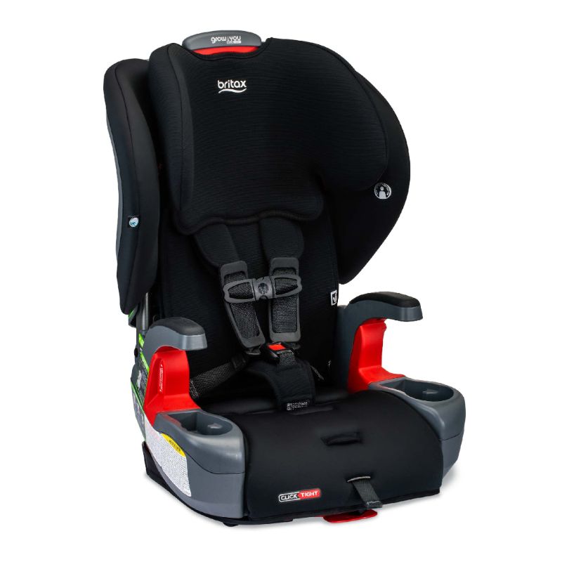 Photo 1 of BRITAX GROW WITH YOU CLICKTIGHT HARNESS-TO-BOOSTER, BLACK CONTOUR SAFEWASH CLICKTIGHT BLACK CONTOUR
