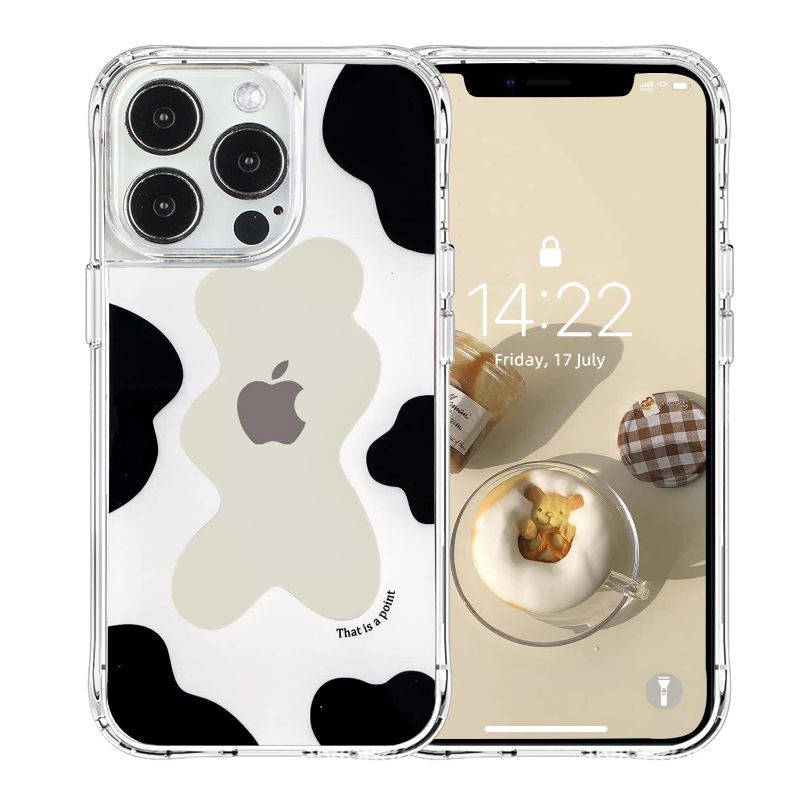 Photo 2 of  Bundle of 2 cases
KARRINT Designed for iPhone 14 Case Clear Matte Translucent Shockproof Bumper Cover Non-Yellowing Scratchproof Full Body Protective Slim Case for iPhone 14 Black Black iPhone 14 and Bershaker Compatible with iPhone 13 pro case 6.1 inch,