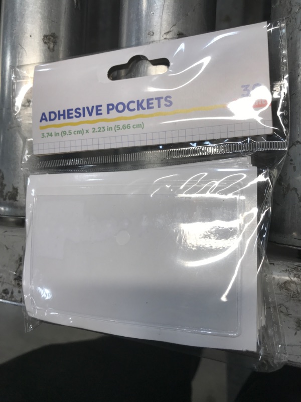 Photo 1 of 1,800pk "Adhesive  Pockets"  3.74in x 2.23in