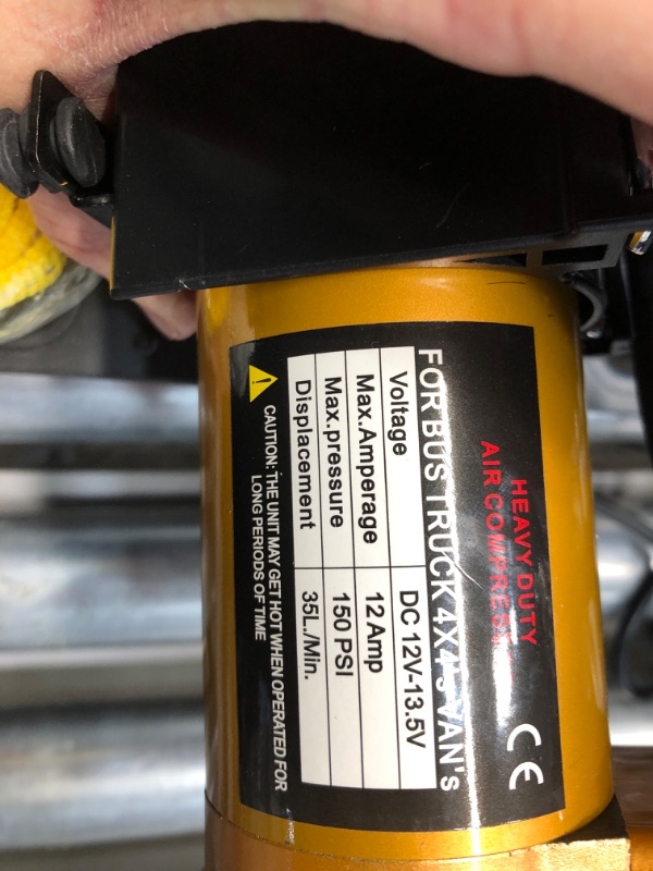 Photo 7 of **USED/POSSIBLE MISSING PIECES/SLIGHT DAMAGE** VEVOR Electric Car Jack, 3 Ton 12V All-in-one Electric Scissor Jack, with Impact Wrench and Inflator Pump, for Sedans and Trucks, Tire Change and Road Emergencies