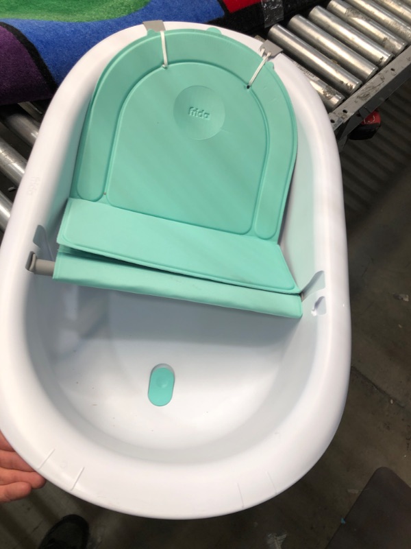 Photo 2 of **USED** 4-in-1 Grow-with-Me Bath Tub by Frida Baby Transforms Infant Bathtub to Toddler Bath Seat with Backrest for Assisted Sitting in Tub