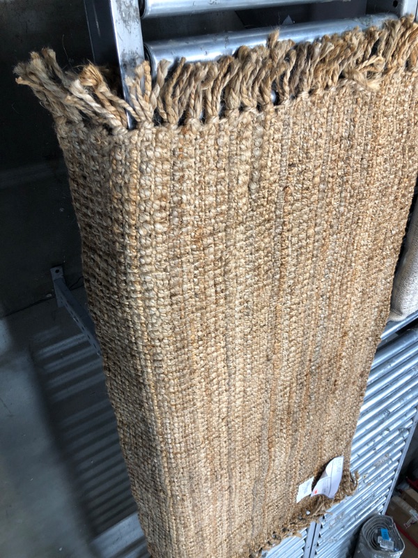 Photo 1 of **USED** nuLOOM Daniela Farmhouse Chunky Jute Area Rug, 3' x 5', Natural 3' x 5' Natural
