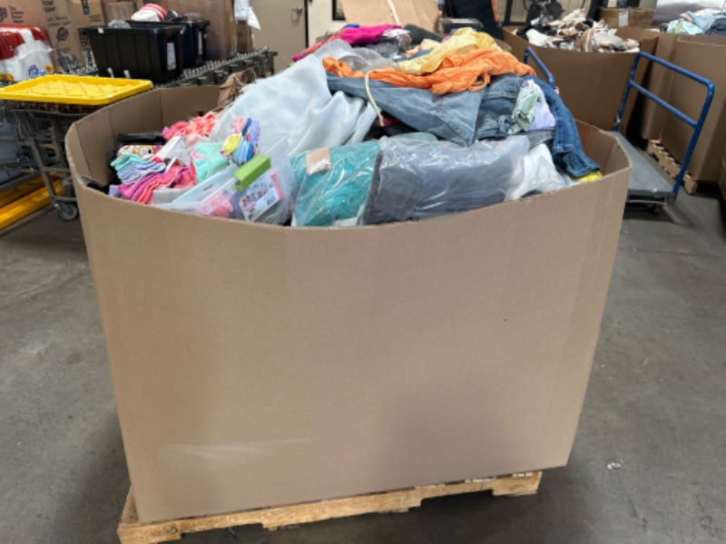 Photo 3 of **NONREFUNDABLE-SOLD AS IS**
**Pallet of assorted clothing, men, woman and children's. Assorted sizing and styles.**