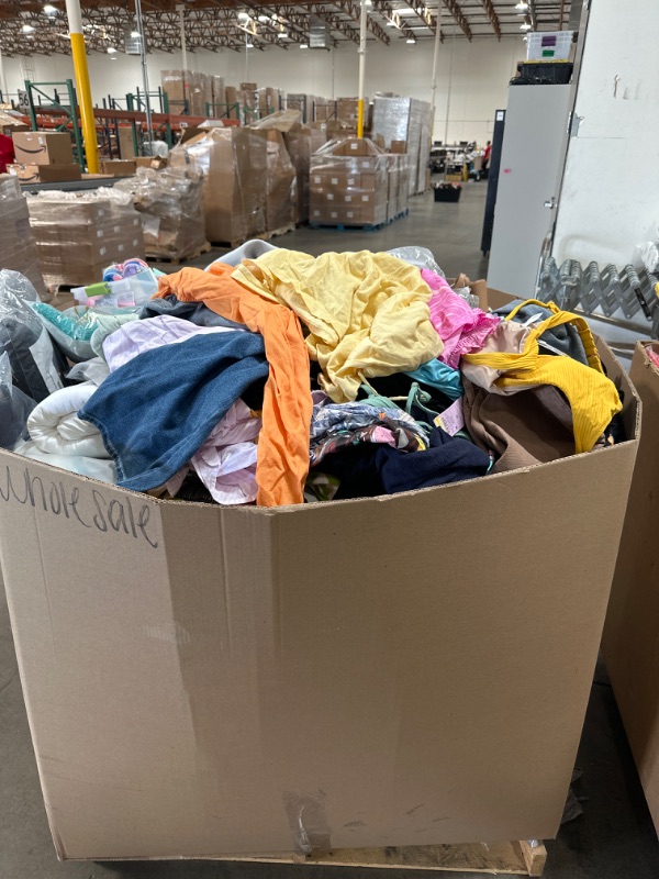 Photo 2 of **NONREFUNDABLE-SOLD AS IS**
**Pallet of assorted clothing, men, woman and children's. Assorted sizing and styles.**