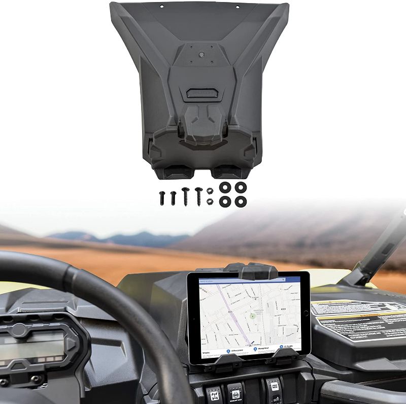 Photo 1 of (HARDWARE NOT INCLUDED) KEWISAUTO Device Holder for Can Am Trail Commander, GPS Tablet Phone Electronic Device Holder Consoles for Can-Am Maverick Sport / Trail / Sport MAX / Commander / Commander MAX (Replace #715005212)