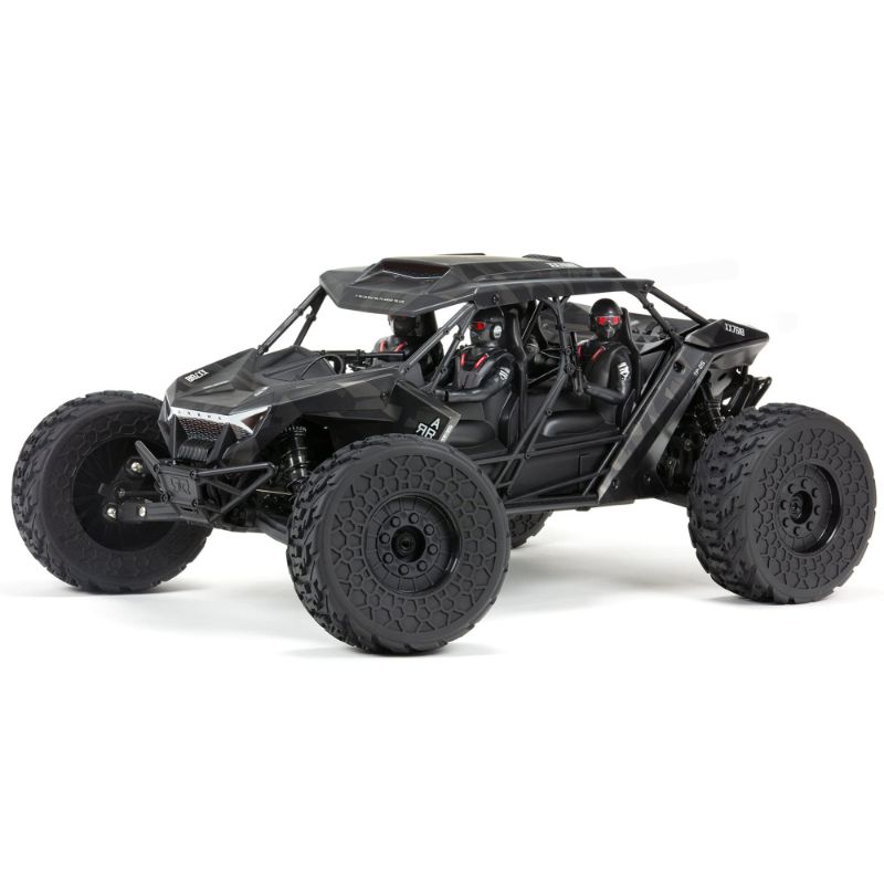 Photo 1 of ARRMA RC TRUCK 1/7 FIRETEAM 6S 4WD BLX SPEED ASSAULT VEHICLE RTR (BATTERIES AND CHARGER NOT INCLUDED), ARA7618T1, BLACK
