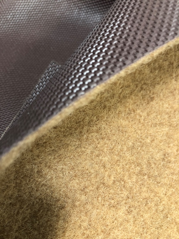 Photo 1 of 24" x 72" Warm Chestnut Brown Area Rug (Outdoor) Anti-Slip Latex Backing, Indoor, Runner Mat, Front Door Type Rug